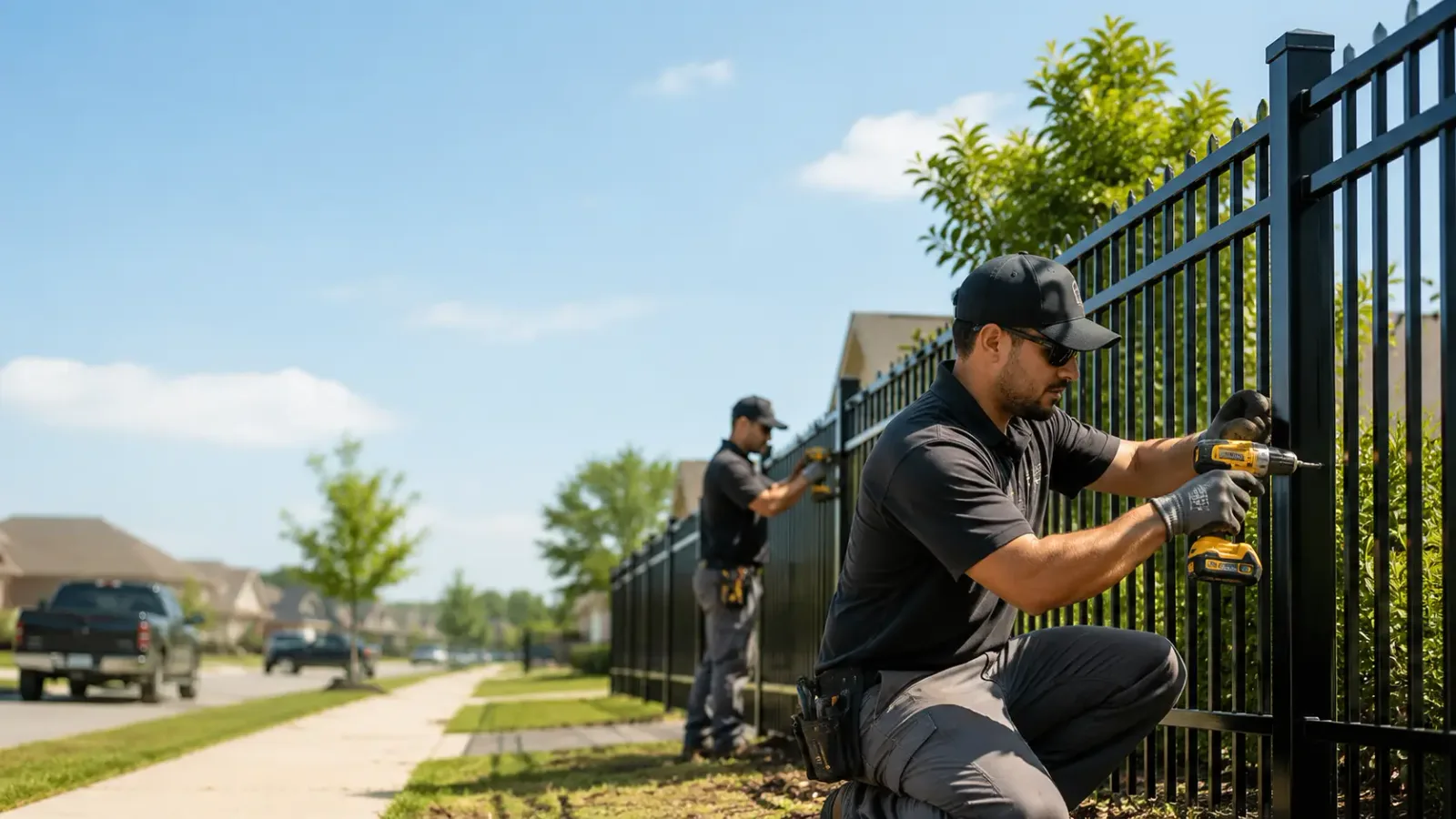 Metal Fence Installation in Sun Prairie, WI